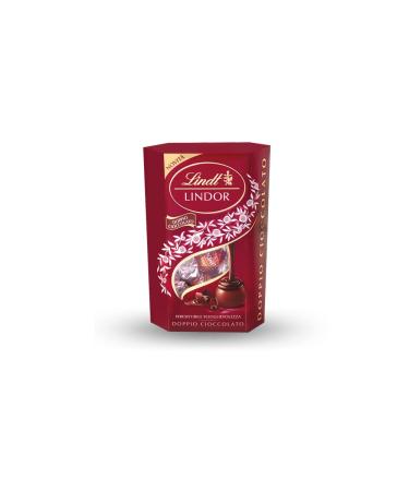 Lindor Lindt Lindor Cornet Doppio Cioccolato Pralines with Milk Chocolate and Delicate Dark Chocolate Filling 200g