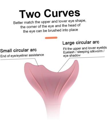 IWOWHERO Eyeliner Stencils 2pcs Mascara Brush Eyeliner Stencil Upper Lower Mascara Applicator Eyeliner and Eyelash Tool Make up - Buy Online on GoSupps.com