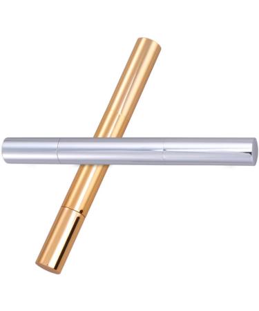 SHERCHPRY Lot De 2 Tubes Aluminium 3 Ml Stylo Huile Pour Ongles Vide Applicateur Vernis Ongles Portable Usage Cosm tique L vres Couleur Al atoire - Buy Online on GoSupps.com