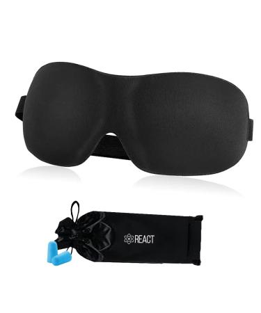 Sleep Mask - 100% Blackout Mask for Sleeping - Ultra Thin Blindfold- for Side Sleeper - Travel kit - Light Blocking 3D Eye mask for Men and Women