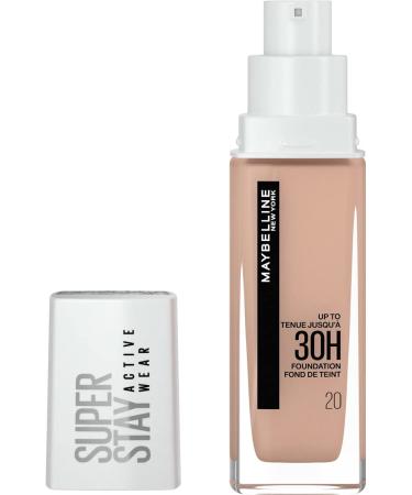 Maybelline New York Super Stay Active Wear Foundation No. 20 Cameo - Waterproof High Opacity Long-Lasting Makeup (30 ml) | International Shipping - Buy Online on GoSupps.com
