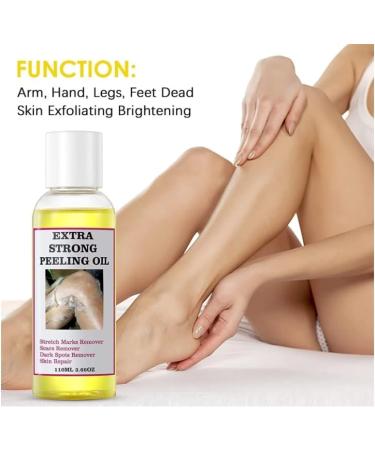 Yellow Peeling Oil - Lightening Exfoliating Dark Skin For Body Strong Peeling Oil Skin Peeling Oil For Skin Lightening Peeling Oil For Skin Brightening Moisturizing Peeling Solution Dark Skin - Buy Online on GoSupps.com