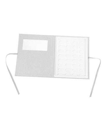 SHERCHPRY Bo te Cils Cr ative pour 16 Paires Taille Compacte avec Fen tre Transparente Rangement S curis pour Faux Cils Usage Professionnel et Personnel Couleur Argent e