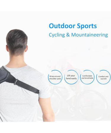 Adjustable Shoulder Bandage for Pain Relief | Neoprene Support for Men & Women - Ideal for Tense Muscles & Joint Exhaustion - Buy Online on GoSupps.com