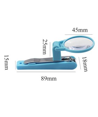 Careor Extra Large Stainless Steel Nail Clippers for Elderly - Easy Grip Fingernail & Toenail Cutters in Blue - Buy Online on GoSupps.com