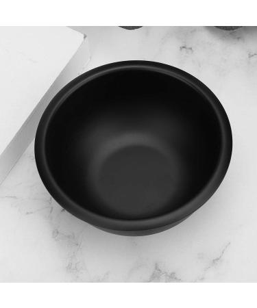 Men's Foaming Shaving Cream Bowl - Black Shave Soap for Thickened Beard Shaving | Portable Shaving Soap Puck in a Stylish Bowl - Buy Online on GoSupps.com