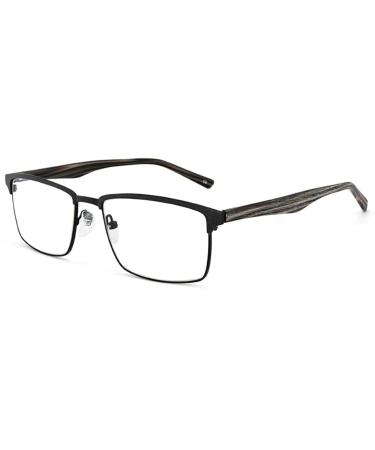 GHARAZ Fashion Anti Blue Light Reading Glasses for Men Lightweight TR90 Computer Reader (Color : Black Size : 1.0+) 1.0+ Black