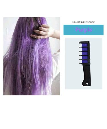 Warm Girl Hair Chalk Comb - 6 Colors Washable Temporary Hair Color for DIY Cosplay & Parties | Perfect Gift for Christmas Halloween & Birthdays - Buy Online on GoSupps.com