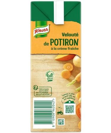  Epicerie sal e KNORR - Creamy Pumpkin Soup with Fresh Cream 1L - Pack of 4 - Sold in Packs - Buy Online on GoSupps.com