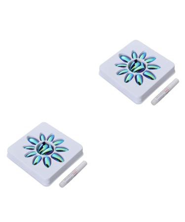 FOMIYES 56 Pcs Metallic Nail Art Decals Calcomanias para U as Full Cover Nails Women Nail Art Sticker Nail Powder Mirror Nail Stickers Flowers Girl Nail Stickers Nail Polish As Shownx2pcs 28pcsx2pcs