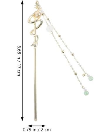  NOLITOY NOLITOY Long Hair Zodiac Dragon Hairpin Headpiece Hanfu Cheongsam Barrette Dragon Metal Barrette Hair Accessories Hair Clips Temperament - Buy Online on GoSupps.com