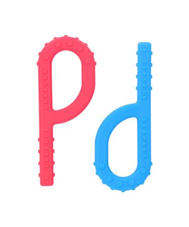 Sensory Chew Tube: Portable Silicone P Shaped Teething Stick for Children with Autism and ADHD - Gum Relief (Type A) - Buy Online on GoSupps.com