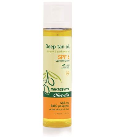 OLIVELIA OIL FOR TANNED SKIN SPF6 WITH ORGANIC COMPONENTS 100 ML.