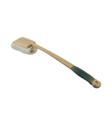 LIKING Natural Exfoliating Loofah Bath Brush Back Scrubber with Long Wooden Handle - Buy Online on GoSupps.com