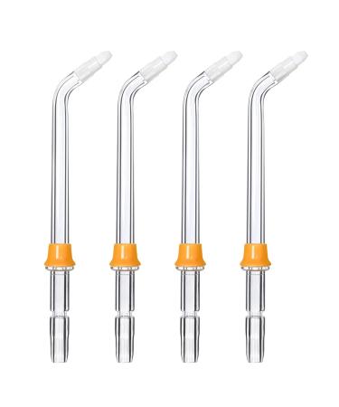 Yanban 4 pieces of orthodontic replacement nozzle orthodontic brush for waterpik WP450 WP100E WP-300 WP-300 WP-660 WP-900 1 piece (4-pack)