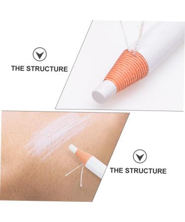  Beatifufu 2 Pieces Eyebrow Pen Eyeshadow Pen Eyebrow Filler Pen Eyeliner Pen Eyebrow Pencils Highlighter Pen Girl White Wooden Eyebrow Chalk - Buy Online on GoSupps.com