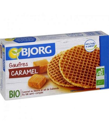 BJORG Caramel Waffle 175 g Pack of 4