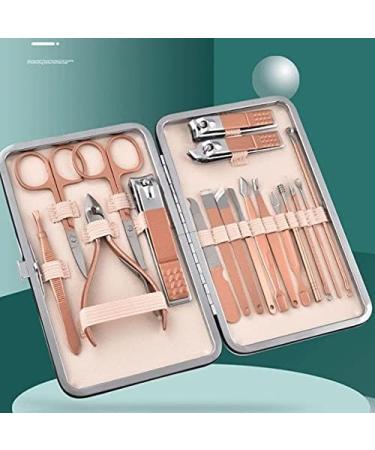 Nail Clippers Set Nail Clippers Set Complete Set of Nail Clippers Set Box Oblique Mouth Nail Clippers Pedicure Tool Ear Pick Artifact Pedicure Tools for Feet (Size : Gold 12 Pieces) - Buy Online on GoSupps.com