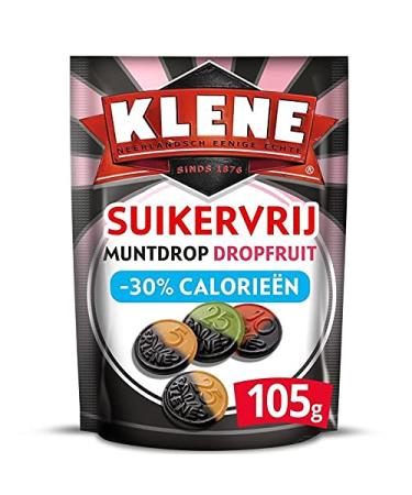 Klene Muntdrop Goutte-Fruit Sucre R glisse bonbons n erlandais 105G