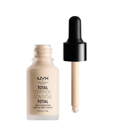 NYX Total Control Drop Foundation - Pale White Ivory with Yellow Undertone 0.43 Fl Oz - Buy Online on GoSupps.com