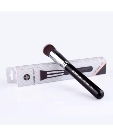 Exam Show Foundation Makeup Brush - Flat Tip Kabuki Brush for Mineral Powder Liquid & Cream Primers Concealer Blend - Soft Facial Brush (F614) - Buy Online on GoSupps.com