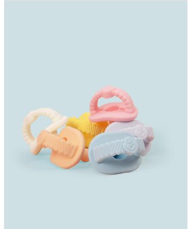 NatureBond Baby Silicone Pacifiers (2 Packs) + Pacifier Case | Soothie Pacifier 6-18 Months | Blue & Cream | BPA-Free Food Grade Silicone Binkies Baby Boy Pacifier Chupones para Bebes Ivory Cream and Bubble Blue 2 Coun... - Buy Online on GoSupps.com