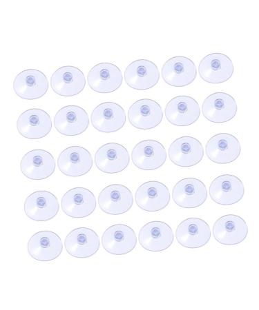 ABOOFAN Transparent Sucker Cup 140pcs Wedding Ornaments Suckers to Window Vacuum Cups Suction Universal Glass Sucker Door DIY 4*4CM As Shown