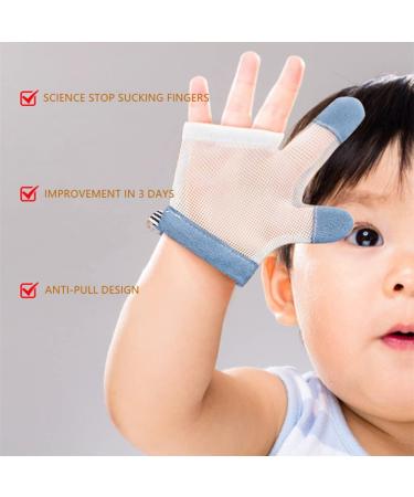 Breathable Soft Thumb Sucking Stop Guard for Babies - Blue M - Buy Online on GoSupps.com