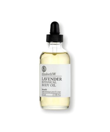 ElizabethW Lavender Body Oil - Soothing 4 oz Aromatherapy Oil for Skin & Relaxation - International Shipping Available - Buy Online on GoSupps.com
