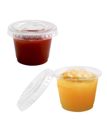 Tashiliving Souffle Cups with lids (200sets) (1 oz) 200Sets-1oz