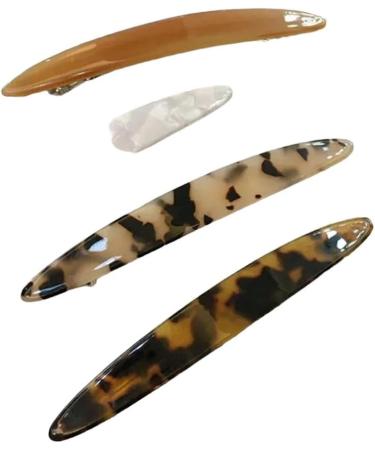 New 2025 Gift Fashion Vintage Acetate Geometric Hair Clips for Women New for Fashion Headband Sweet Hairpins Barrettes Hair Accessories Long Barrette Jewelry Fashion Accessories Creative Gift - Buy Online on GoSupps.com