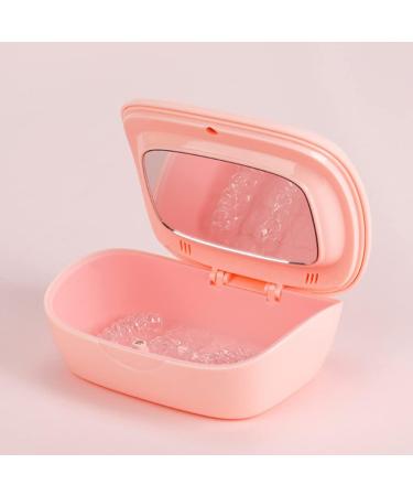 Beavorty Denture Case with Brush & Aligner Remover Tool - Denture Bath Box for False Teeth - Travel-friendly Orthodontic Retainer Holder - Buy Online on GoSupps.com
