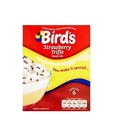 Bird's Trifle Mix Strawberry Pack of 4 packs of 4 strawberries 141g