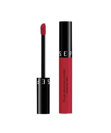 Sephora Lipstain Rouge Velout Sans Transfert Cream 17 Dark Red