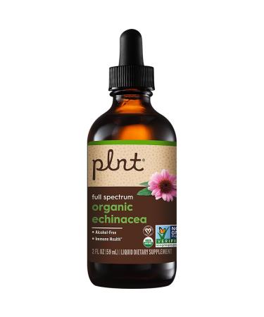 plnt Organic Liquid Echinacea a Full Spectrum a Supports Immune Health a Alcohol-Free (2 fl. oz.)