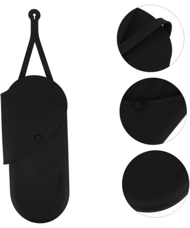 PLAFOPE Curling Iron Storage Bag Reusable Curling Iron Bag Curling Iron Carrier Storage Bag for Travel Curling Iron Storage Organizer Silicone Curling Iron Bag Portable Curling Iron Bag 29.50X13.50X2.00CM Black - Buy Online on GoSupps.com