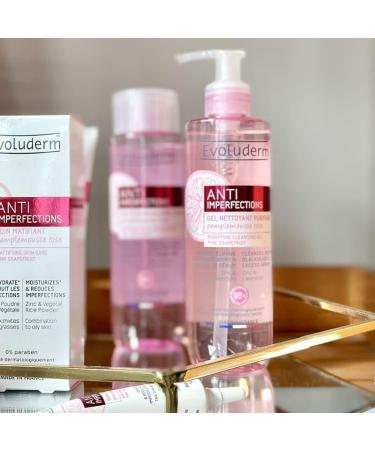  Evoluderm EVOLUDERM Purifying Anti-Blemish Cleansing Gel - 250 ml - 95% Natural Origin - Vegan - Made in France - Pack of 3 x 250 ml - Buy Online on GoSupps.com