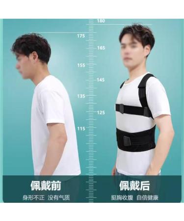 ZUIAI Adult Hunchback Orthodontic Men's Special Improvement Hunchback Hunchback Back Correction Artifact Posture Belt(X-Large) X-Large D - Buy Online on GoSupps.com