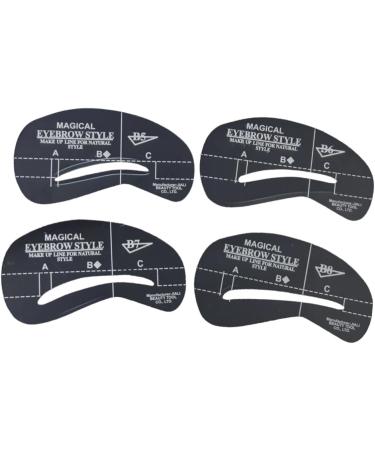 Didiseaon 72 Pcs 6 Sets Eyebrows Shape Fake Hair Edges Eyebrow Template Shaping Tools Eyebrow Card Unibrow mediumx3pcs As Shownx3pcs - Buy Online on GoSupps.com