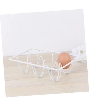 Uonlytech 2pcs Fridge Containers Decorative Tray Fridge Egg Organizer Storage Box Refrigerator Shelf Whitex2pcs 12*8CMx2pcs - Buy Online on GoSupps.com