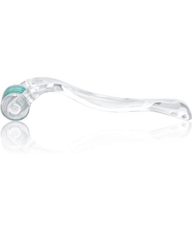 LOPHE Derma Roller 0.5mm Microneedle Derma Roller for Men and Women Professional Microneedling Derma Needling Micro Needle Roller Facial Wrinkles Hair Loss Stretch Marks Hair Regrowth Green head + transparent handle - Buy Online on GoSupps.com