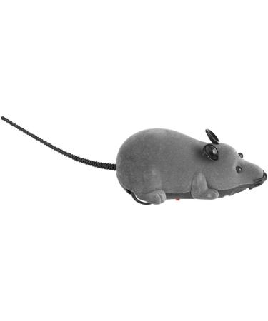 Mouse Cat Toy Wireless Remote Control Funny Rat Toy with 2 Modes Cat Dog Fake Mice Toy for Kids Children Adults(Grey/Brown)(Gray) - Buy Online on GoSupps.com