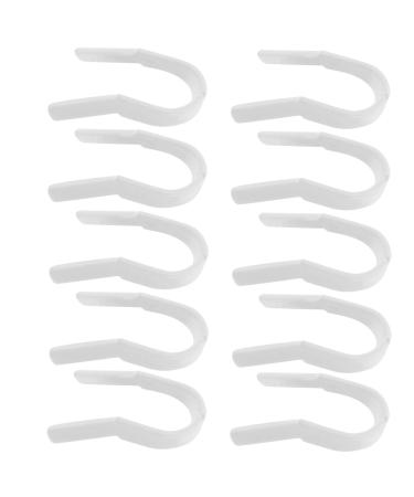 Homoyoyo 10 Pi ces Kit de Clips Plastiques U pour Redresseur Nez Accessoire Beaut pour Affinement et Remodelage Nasal Outil Simple Utiliser Au Quotidien