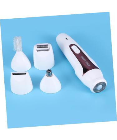 5-in-1 Hair Trimmer for Men - Beard Mustache Nose & Eyebrow Trimmer - Purple Electric Grooming Kit - International Shipping Available - Buy Online on GoSupps.com