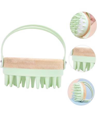 Tovinanna 2-in-1 Shampoo & Scalp Massage Brush - Peeling & Scrubbing Tool for Ultimate Shower Experience - Buy Online on GoSupps.com
