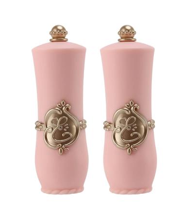 VENEKA 2X Beauty Shiny Flower Crystal Jelly Lipstick Magic Temperature Change Color Lip Balm Makeup Pink