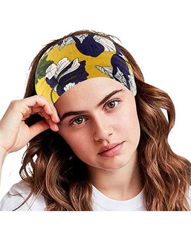 Carede Boho Bandana Headbands for Women - Pack of 6 Floral Print Sports Headbands - Non Slip Wide Yoga Headbands - Fashion Hair bands for Outdoor Activities - Buy Online on GoSupps.com