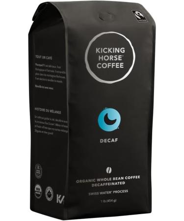 Kicking Horse Coffee Decaf Swiss Water Process Dark Roast Whole Bean & Three Sisters Medium Roast Whole Bean 1 lb (Pack Of 6) - Certified Organic Fairtrade Kosher - Buy Online on GoSupps.com