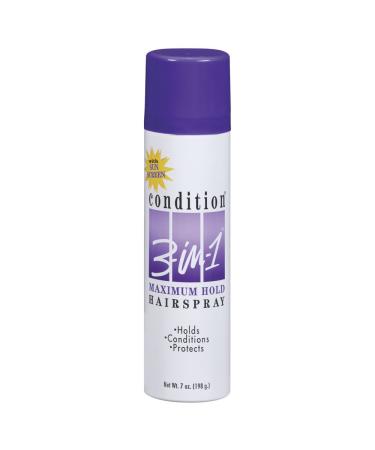 Condition 3-in-1 Maximum Hold Hairspray 7 Oz (Pack of 3) | Long-lasting Maximum Hold - Buy Online on GoSupps.com