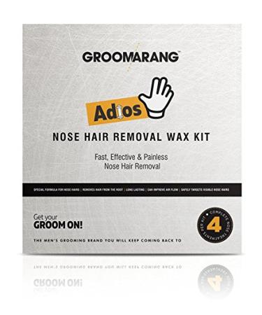 Groomarang Nose Hair Removal Kit for Men - Fast Efficient & Painless Nose Hair Waxing - Buy Online on GoSupps.com